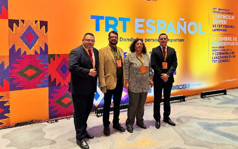 Delegación nicaragüense en Cumbre de Radiodifusión y lanzamiento de Radio Televisión de Türkiye