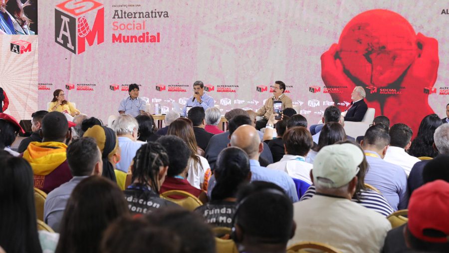 Presidente Maduro participa en el encuentro «Alternativa Social Mundial”