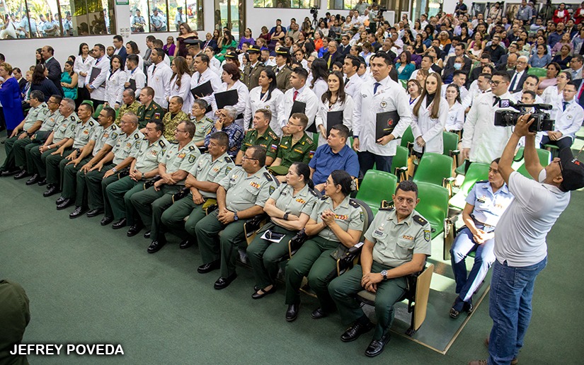 Ejército de Nicaragua desarrolla graduación de nuevos médicos