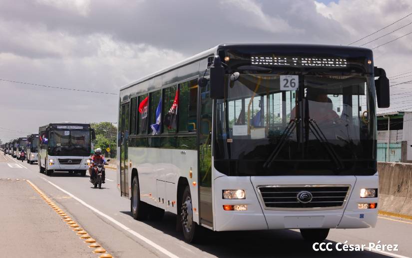 Buses chinos continuará mejorando las condiciones del transporte en Managua