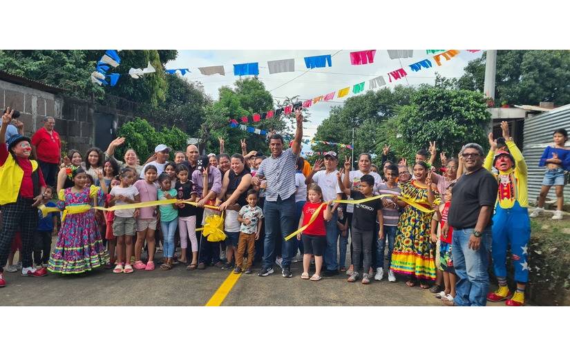 Nuevo proyecto vial llega hasta el barrio Naciones Unidas en Managua