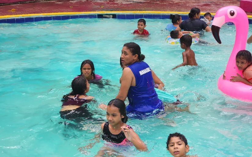Domingo familiar en el Centro Recreativo Xilonem, el favorito de muchos capitalinos