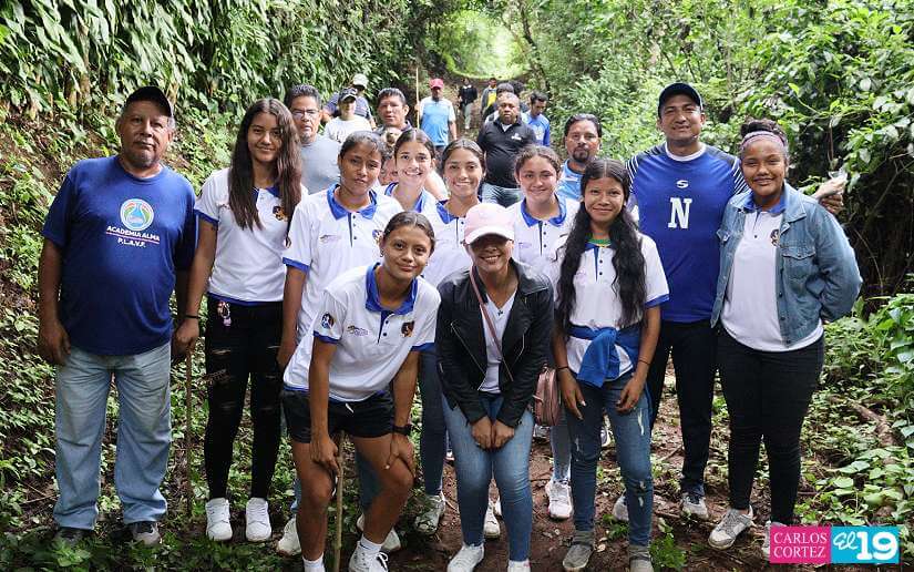 Alcaldía de Managua promueve la reforestación y la conciencia sobre el cáncer en la finca Las Uvas