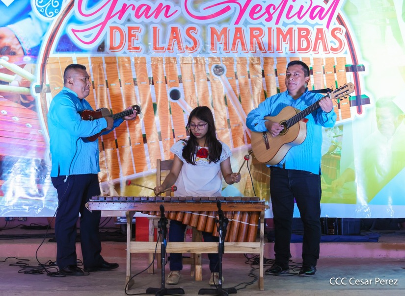 Masaya vibra al son de la música tradicional en el Segundo Festival de Marimbas