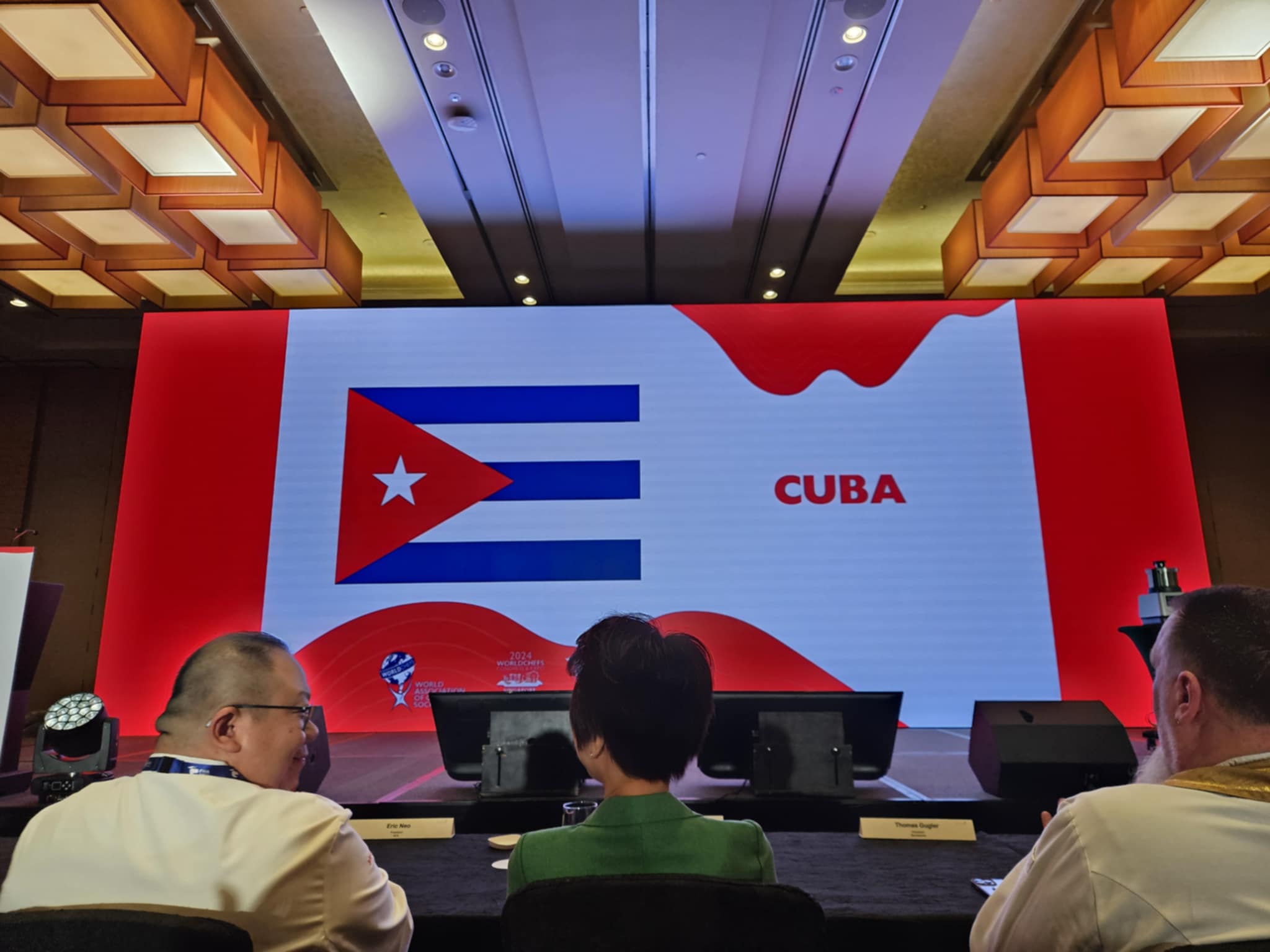 Presente Cuba en Congreso Mundial de Chefs en Singapur