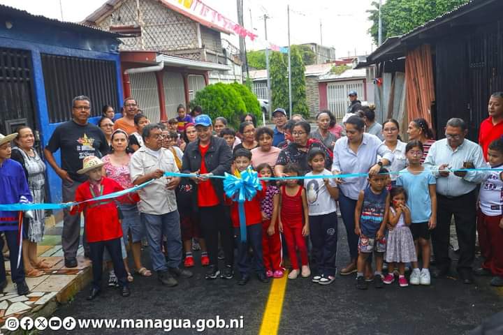 Barrio Pedro Aráuz Palacios avanza en caminos de progreso con la inauguración de nuevas calles