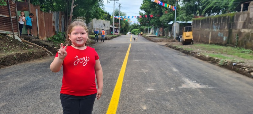 Nuevo proyecto vial llega hasta el barrio Naciones Unidas en Managua