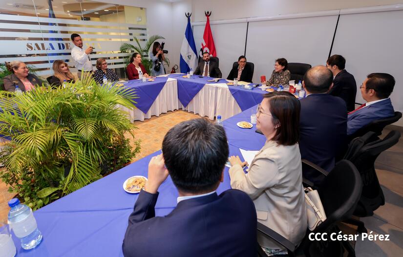 Importante reunión entre delegación china y miembros del Gabinete de Gobierno Sandinista