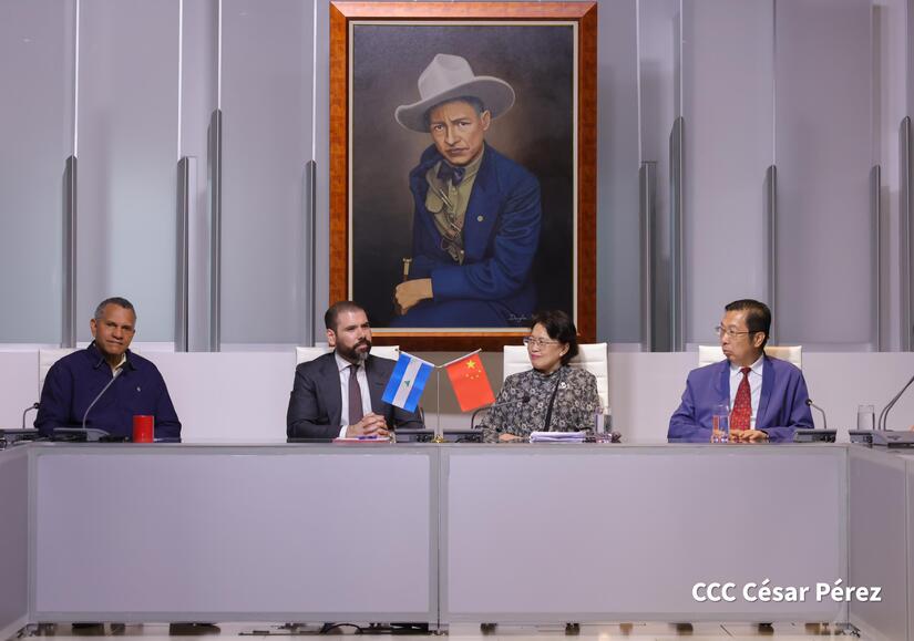 Importante reunión entre delegación china y miembros del Gabinete de Gobierno Sandinista