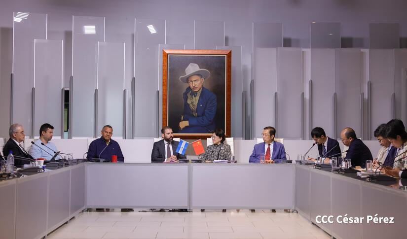 Importante reunión entre delegación china y miembros del Gabinete de Gobierno Sandinista