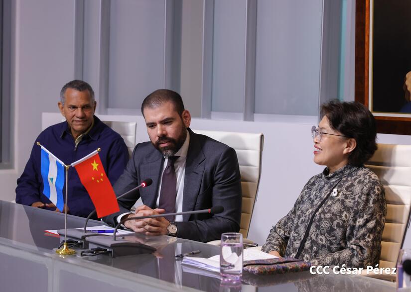 Importante reunión entre delegación china y miembros del Gabinete de Gobierno Sandinista