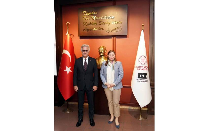 Embajada de Nicaragua en encuentro con el Director General de los Teatros Estatales de Türkiye