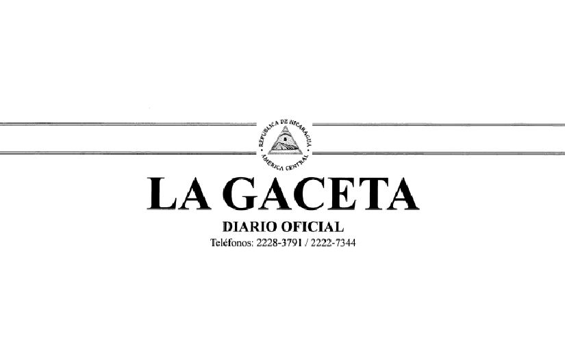 La Gaceta número 218 – Edición Especial