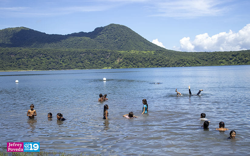 Así se disfruta un domingo familiar en Xiloá