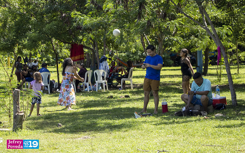 Así se disfruta un domingo familiar en Xiloá