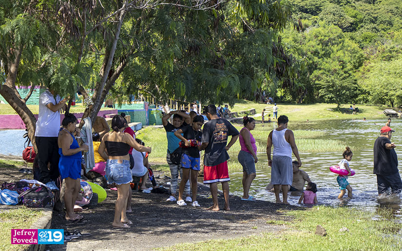Así se disfruta un domingo familiar en Xiloá