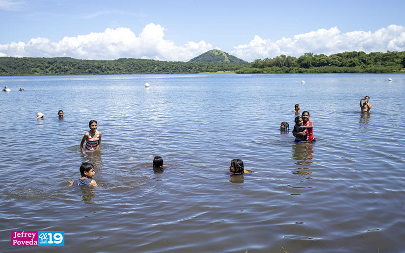 Así se disfruta un domingo familiar en Xiloá