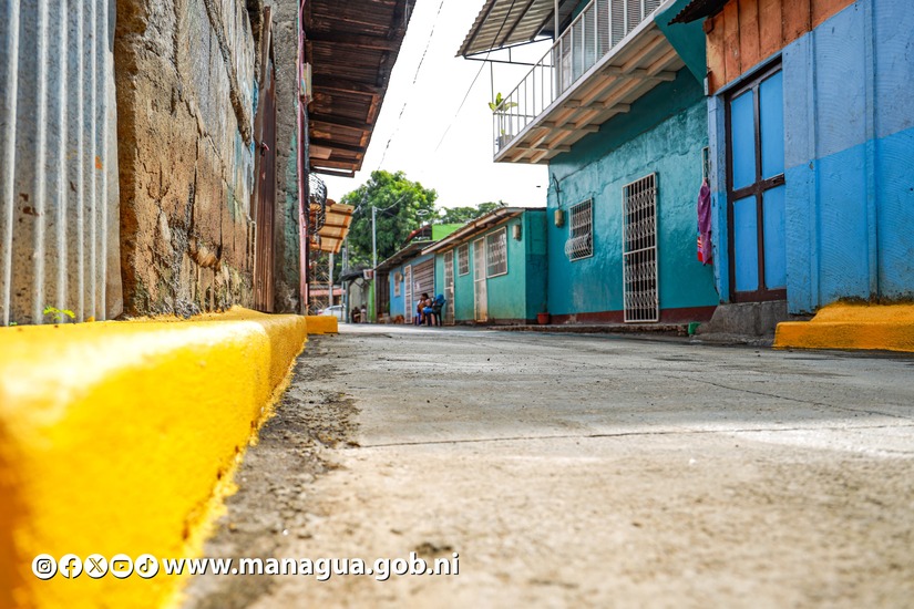 ALMA entrega calles y obras alternas a las familias del barrio Benedicto Valverde