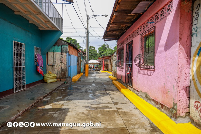 ALMA entrega calles y obras alternas a las familias del barrio Benedicto Valverde
