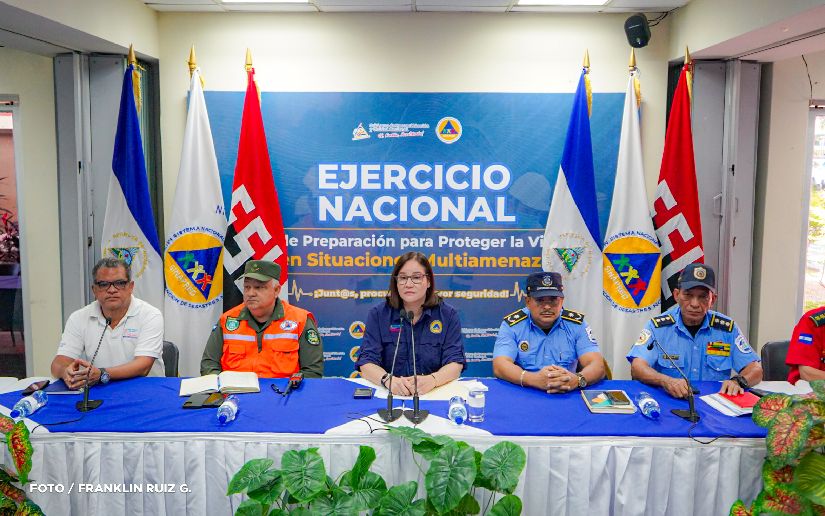 Gobierno Sandinista desarrolla IV Ejercicio Nacional de Preparación para Proteger la Vida 2024