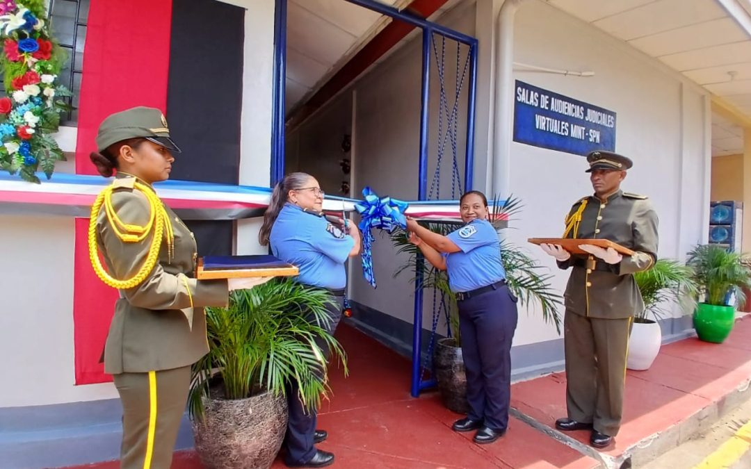Sistema Penitenciario Nacional inaugura sala de audiencias judiciales virtuales