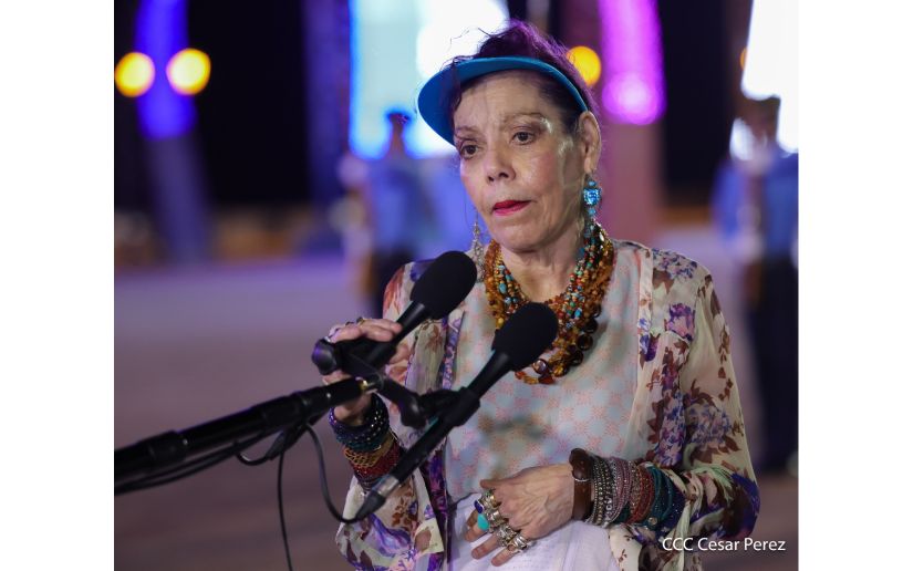 Palabras iniciales de la Compañera Rosario Murillo