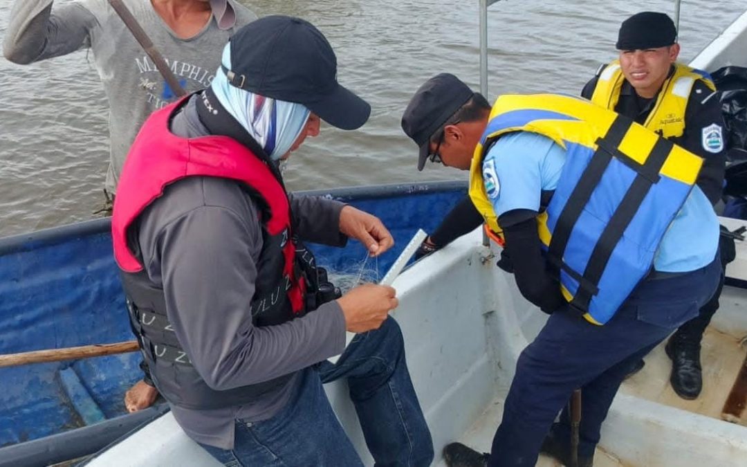 INPESCA realizó recorrido acuático en las aguas del Lago Cocibolca