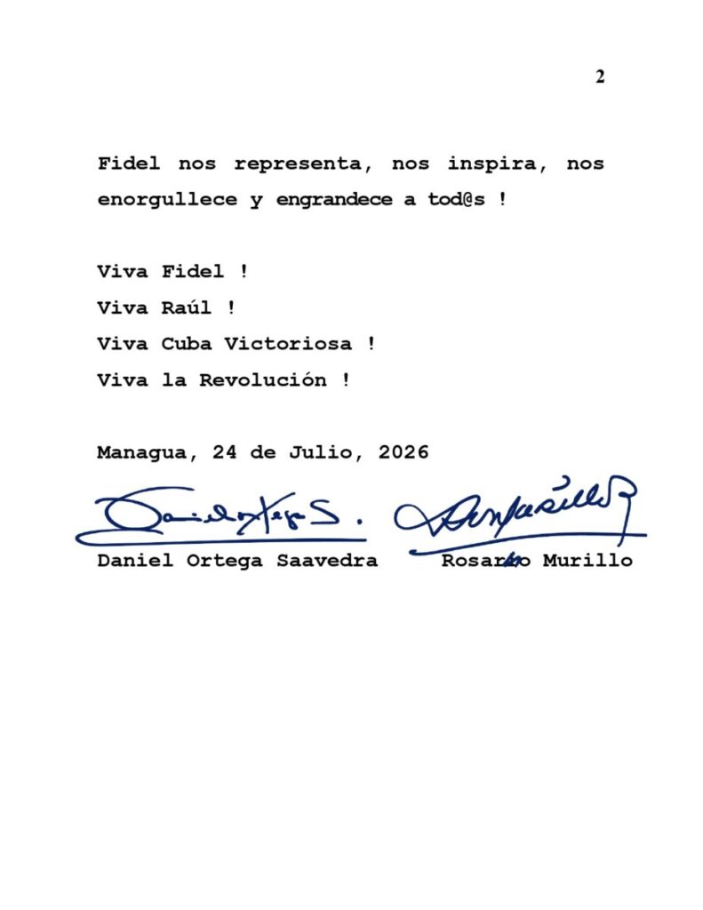 26 DE JULIO 