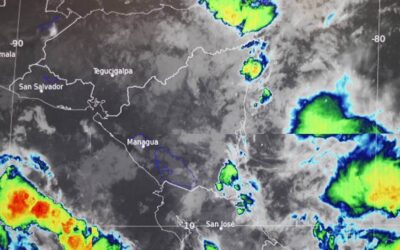 Sistemas de baja presión con lluvias débiles predominarán esta semana en Nicaragua