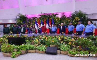 Acto de ascensos de la Policía Nacional en homenaje al Comandante Carlos Fonseca
