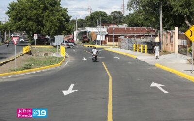 Nuevo puente vehicular en Villa Progreso mejora fluidez vial en el distrito VI de Managua