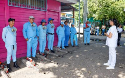 Brigada antiepidémica del Ministerio de Salud llega al barrio Edgard Munguía