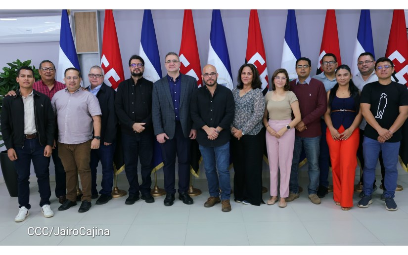 Medios sandinista sostienen encuentro con el Director del Buró Regional de la Agencia de Noticias Sputnik