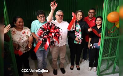 Comerciantes del mercado Mayoreo estrenan moderno galerón con apoyo del Gobierno Sandinista