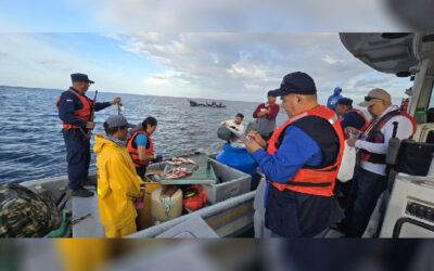 INPESCA y Fuerza Naval efectúan vigilancia costera para garantizar pesca sostenible