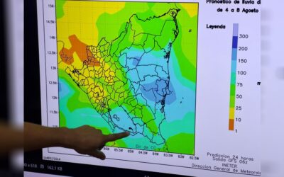 Ineter pronostica lluvias y chubascos por ingreso de dos ondas tropicales en Nicaragua