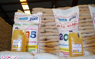 Este martes 12 de agosto inicia la tercera entrega de la Merienda Escolar 2025 en Nicaragua