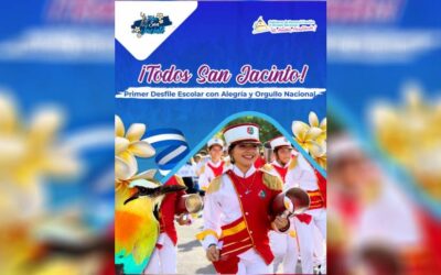 Reporte fotográfico: Primer Desfile Escolar con Alegría y Orgullo Nacional ¡Todos San Jacinto!