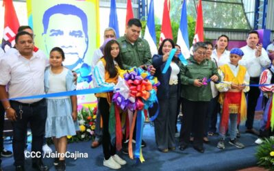 Inauguración del Centro Educativo Bismarck Martínez en Jinotepe, Carazo