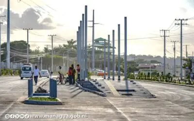 Lista primera etapa de la Pista Héroes de la Insurrección en Managua
