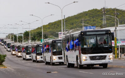 Nuevas unidades de autobuses llegarán a Nicaragua antes de navidad