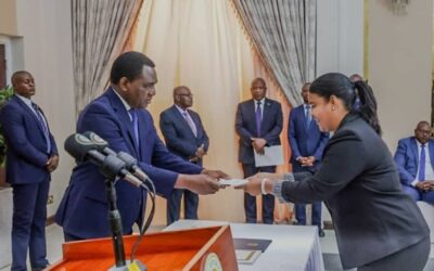Embajadora de Nicaragua presenta cartas credenciales al Presidente de la República de Zambia