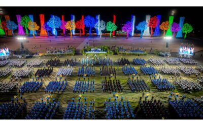 Acto oficial de celebración del 46 aniversario de fundación de la Policía Nacional