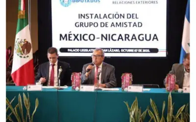 México y Nicaragua refuerzan sus relaciones bilaterales con la instalación del Grupo de Amistad en la Cámara de Diputados