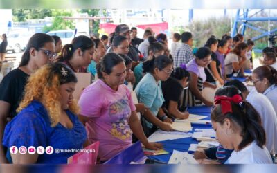 Gobierno de Nicaragua reporta 40% de avance en la Matrícula Escolar del Ciclo 2026