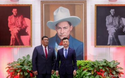 Nicaragua da la bienvenida al compañero Qu Yuhui, nuevo embajador de la República Popular China