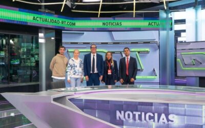 Delegación de Nicaragua visita instalaciones de RT en Español en Moscú
