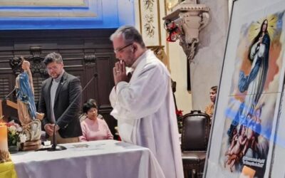 Embajada de Nicaragua en Bélgica celebra la tradicional Purísima Concepción de María