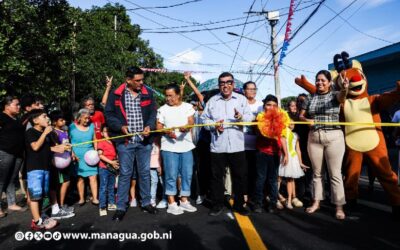 Calles nuevas mejoran la calidad de vida de las familias del barrio María Auxiliadora