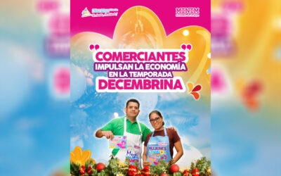 Ministerio de la Mujer visita a comerciantes de productos navideños y tradicionales